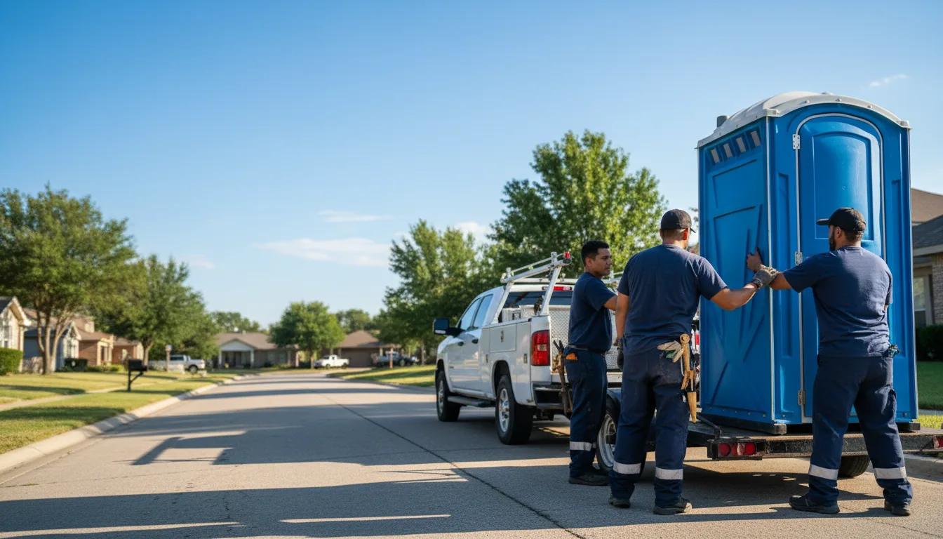 Portable Toilet Rental in Bryson, TX near me